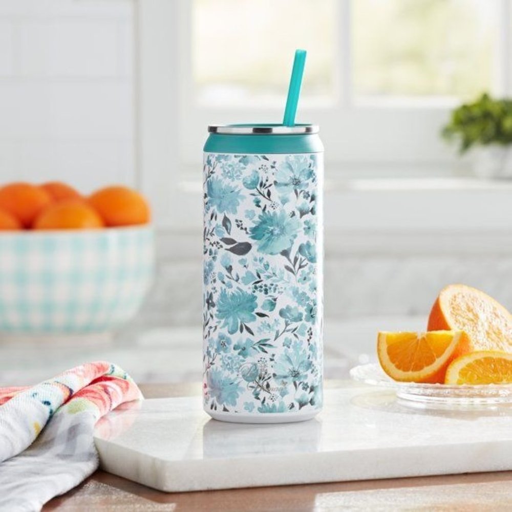 The Pioneer Woman Painterly Floral Insulated Can Cooler